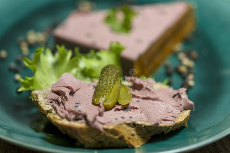 Homemade terrine stock image. Image of goose, ingredient 246050103