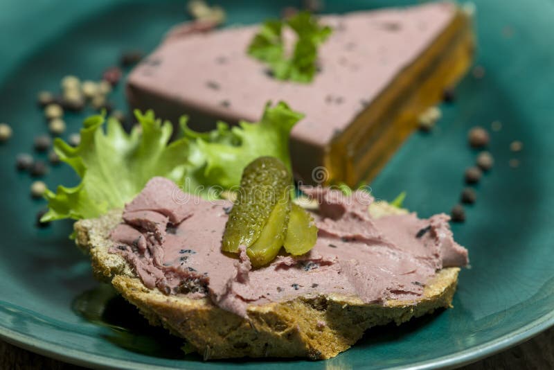 Homemade terrine stock photo. Image of crostini, pepper 262019972