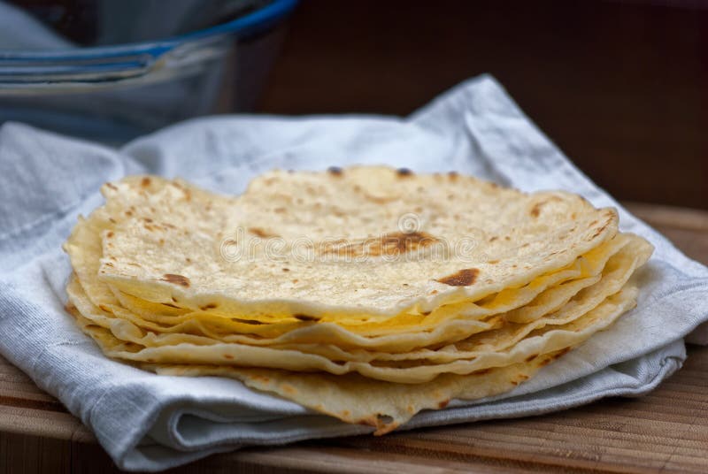 Homemade Tortilla Wraps stock image. Image of pita, diet 63865201
