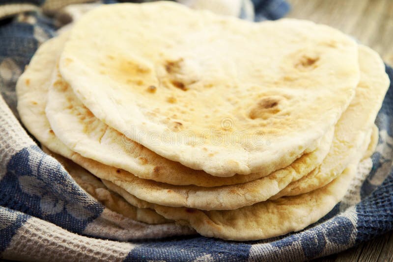 Homemade Tortillas stock images