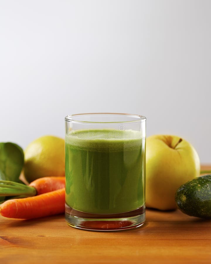 Homemade vegan green juice stock image. Image of ginger 43769393