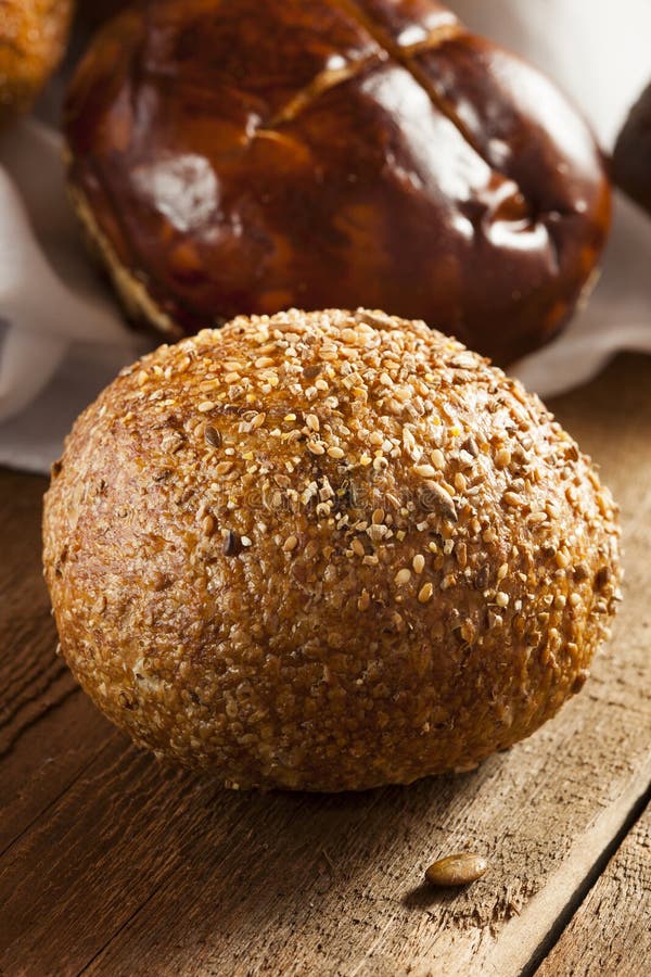 Homemade Whole Grain Dinner Rolls Stock Photo Image of fresh, bread