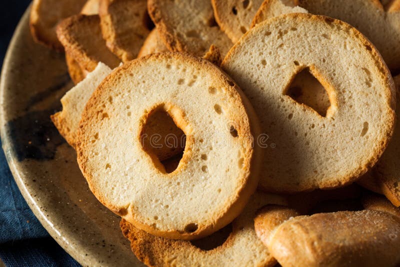 Homemade Whole Wheat Bagel Chips Stock Image Image of baked, herbs