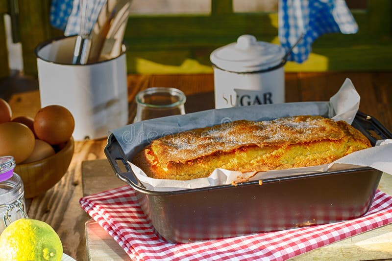 Homemade Yogurt Sponge Cake Stock Photo Image of pastel, lunch 81184938