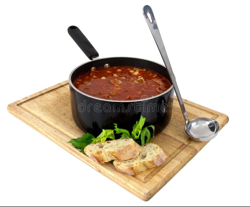 Soup Pot With Clipping Path Stock Photo - Download Image Now - Cooking Pan,  Stew Pot, Large - iStock