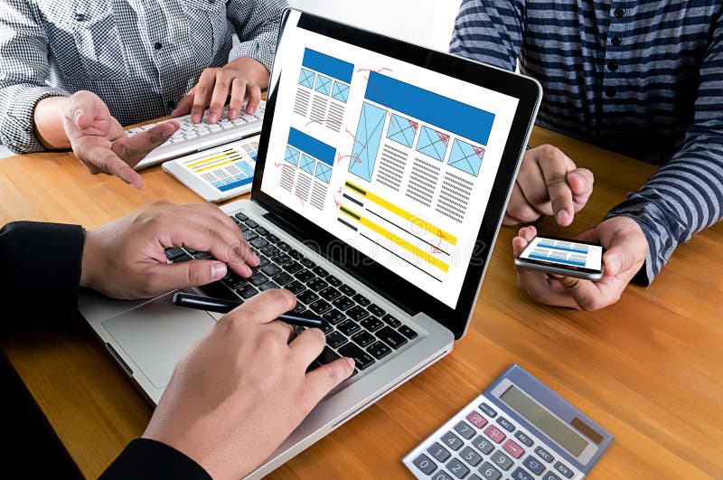 HOMEPAGE Global Address Browser Internet Website Design Software vector illustration