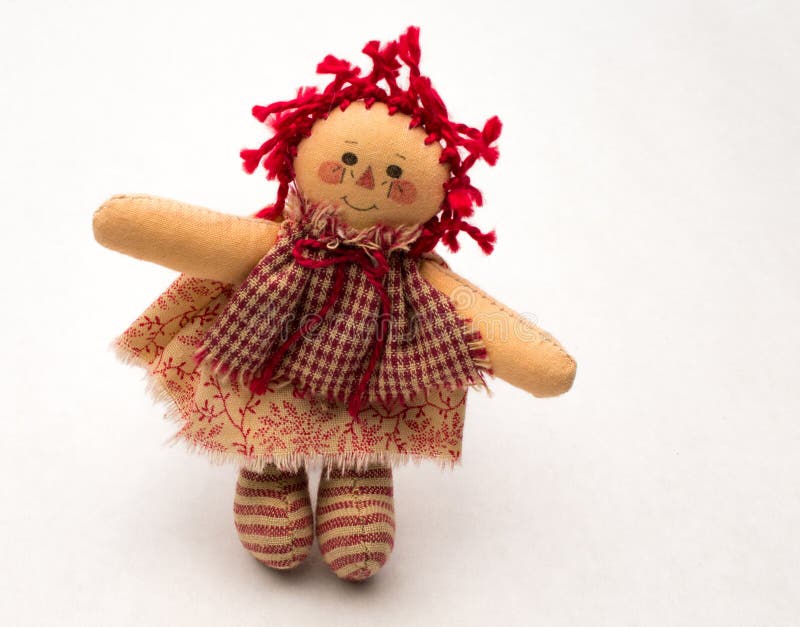 Raggedy an Doli Real Annabelle Desenho Antigo Foto de Stock