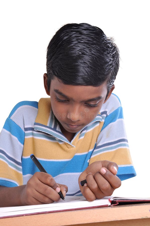 Homework stock photography