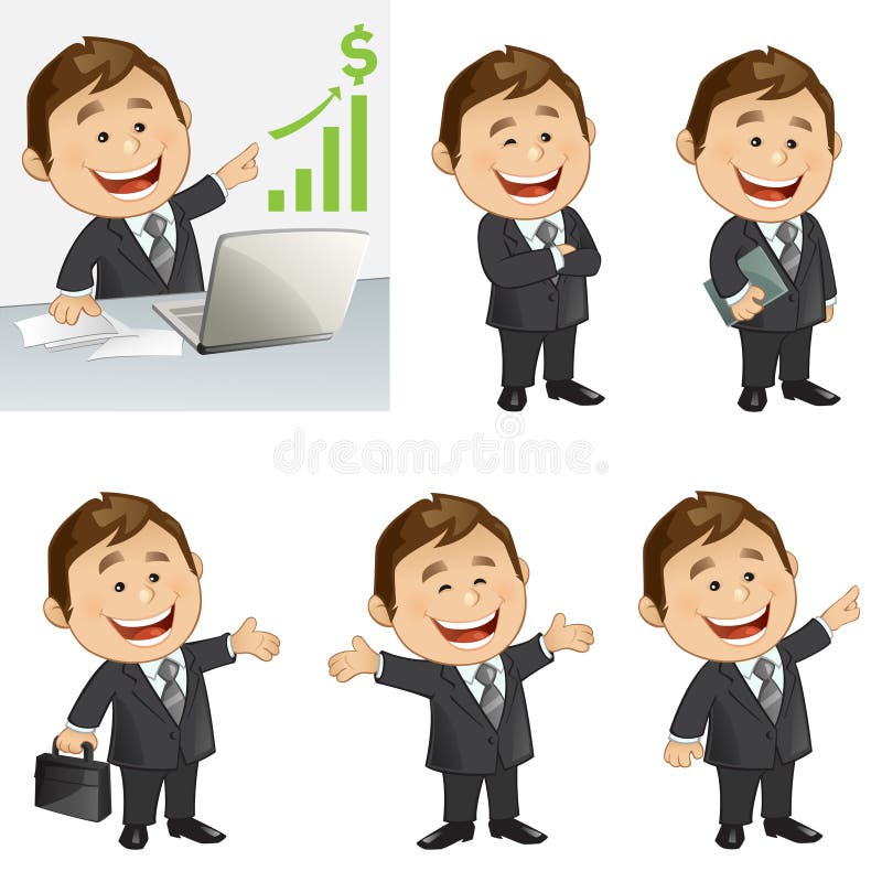 Homme d'affaires illustration stock Homme d'affaires illustration stock