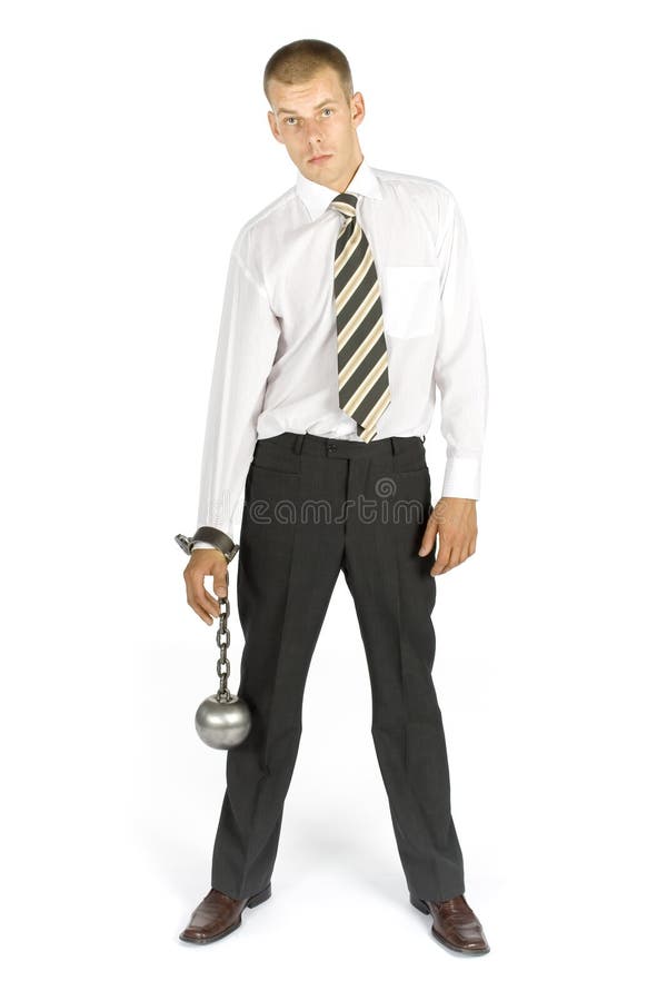 homme d'affaires enchaîné images stock homme d'affaires enchaîné images stock