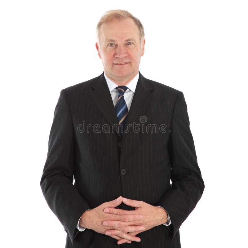 Homme d'affaires entre deux âges amical photo libre de droits Homme d'affaires entre deux âges amical photo libre de droits