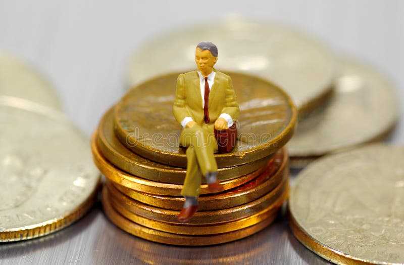 Download Homme d'affaires miniature image stock. Image du conceptuel - 77185
