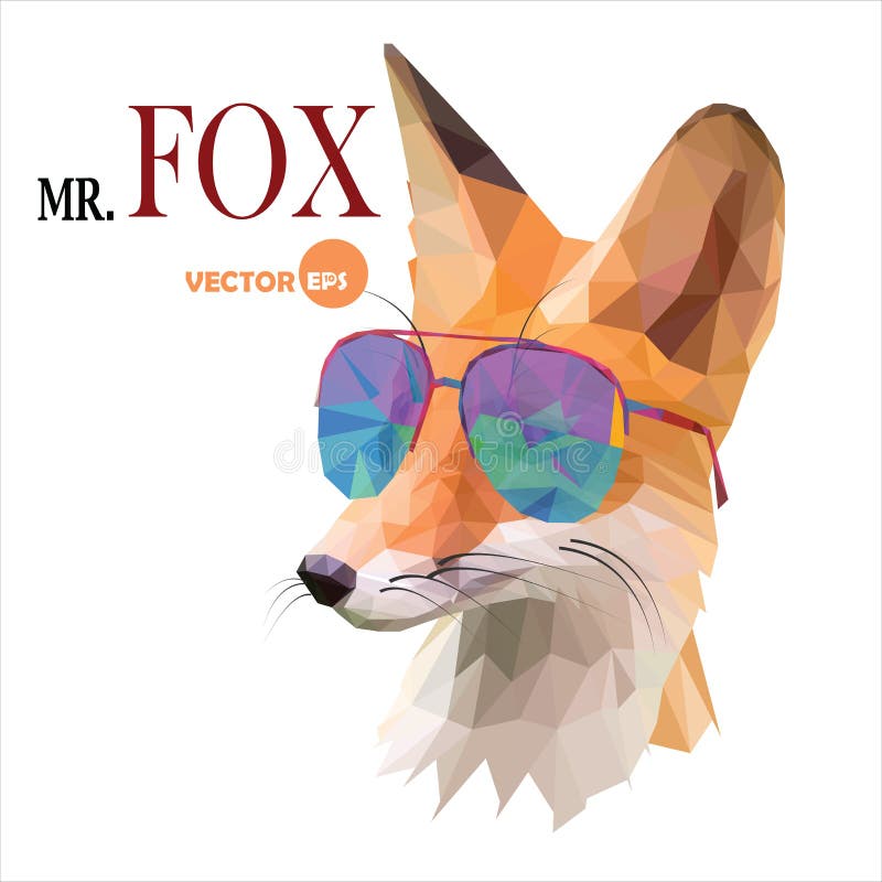 Homme de Fox, M. Fox dans des lunettes de soleil, style urbain de ville, plan rapproché animal de portrait de mode de regard de h illustration stock Homme de Fox, M. Fox dans des lunettes de soleil, style urbain de ville, plan rapproché animal de portrait de mode de regard de h illustration stock