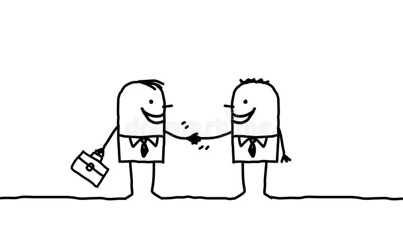 Hommes d'affaires illustration stock