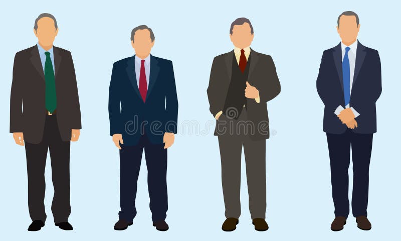Hommes marchant loin illustration stock Hommes marchant loin illustration stock