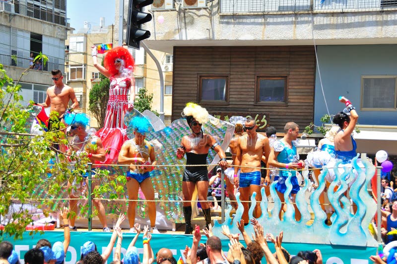 Homosexuelle Parade Aviv-2010 stockbilder Homosexuelle Parade Aviv-2010 stockbilder