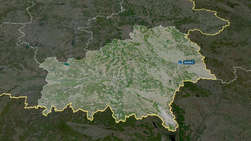 Homyelbelarus подчеркнул со столицей. Спутник бесплатная иллюстрация