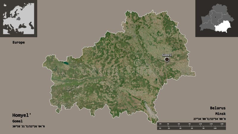 Homyelregion Беларуси. Значки. Спутник бесплатная иллюстрация