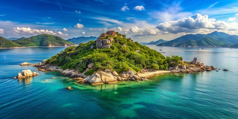 Hon mun island at nh trang bay khanh hoa vietnam generative by ai бесплатная иллюстрация