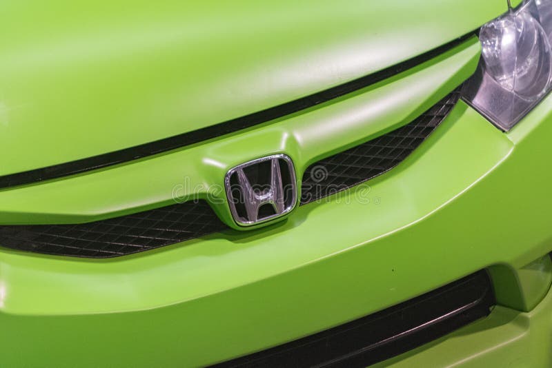 Honda emblem on display editorial photo. Image of racing - 96847931