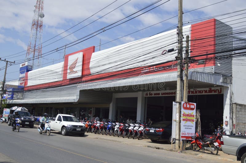 Honda Motorcycle Shop In Thailand. Editorial Stock Photo - Image of motorcycle, shop: 67460833
