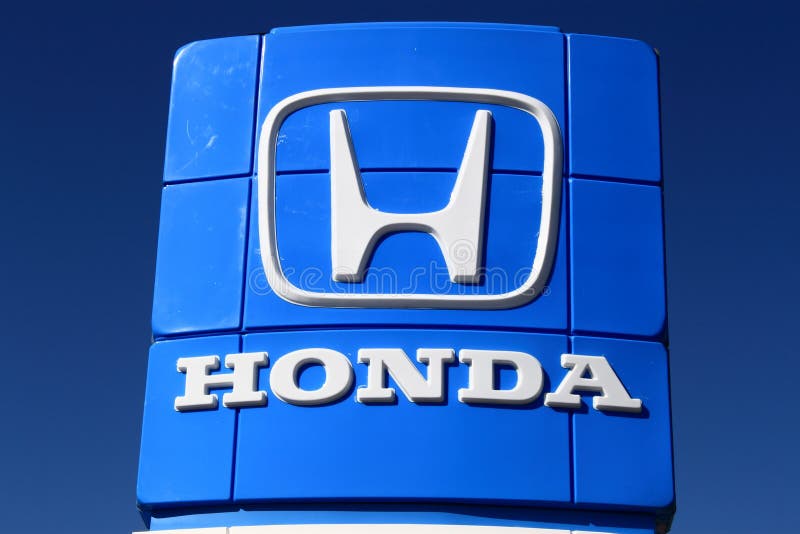 Honda Sign editorial stock photo. Image of innovation 19344998