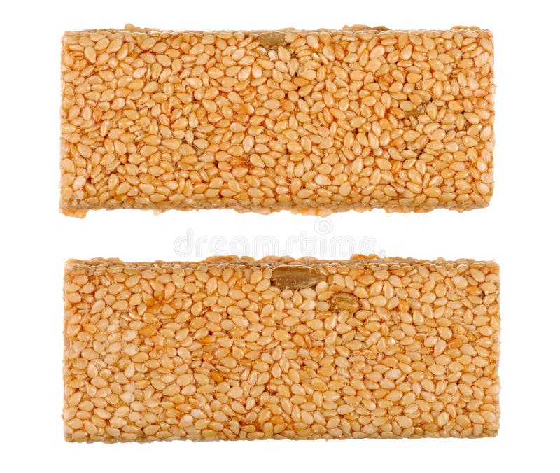 Honey Bars with Sesame Seeds Stock Image Image of portion, macro