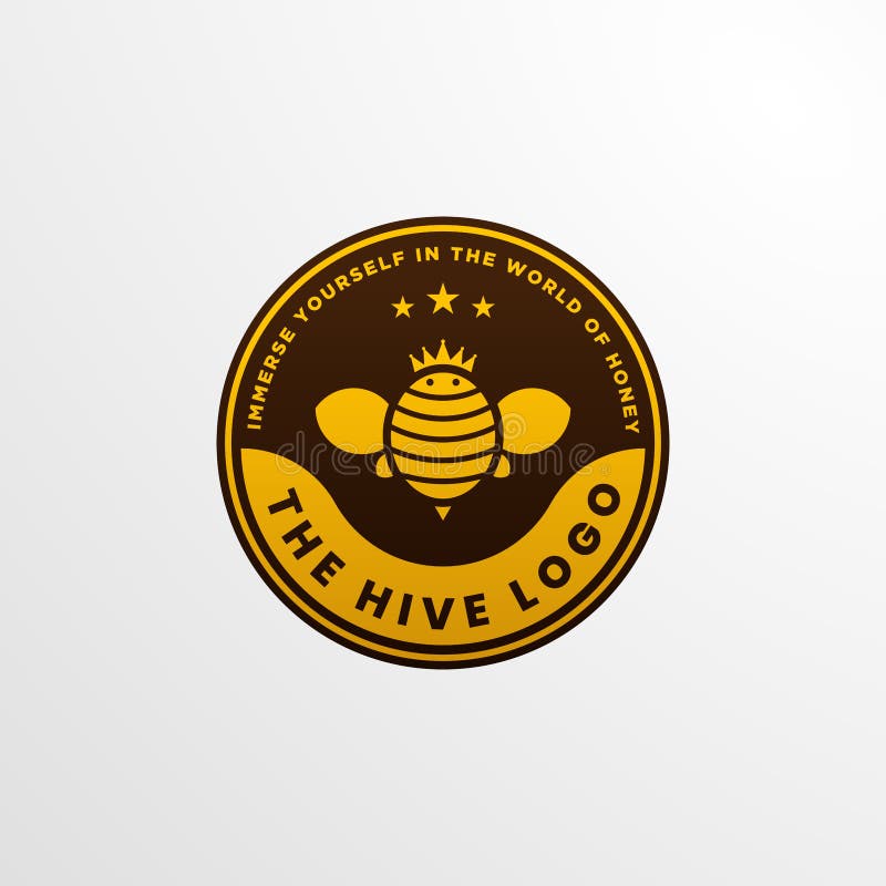 Honey Bee Logo Template, Modern and Clean Style Suitable for Company
