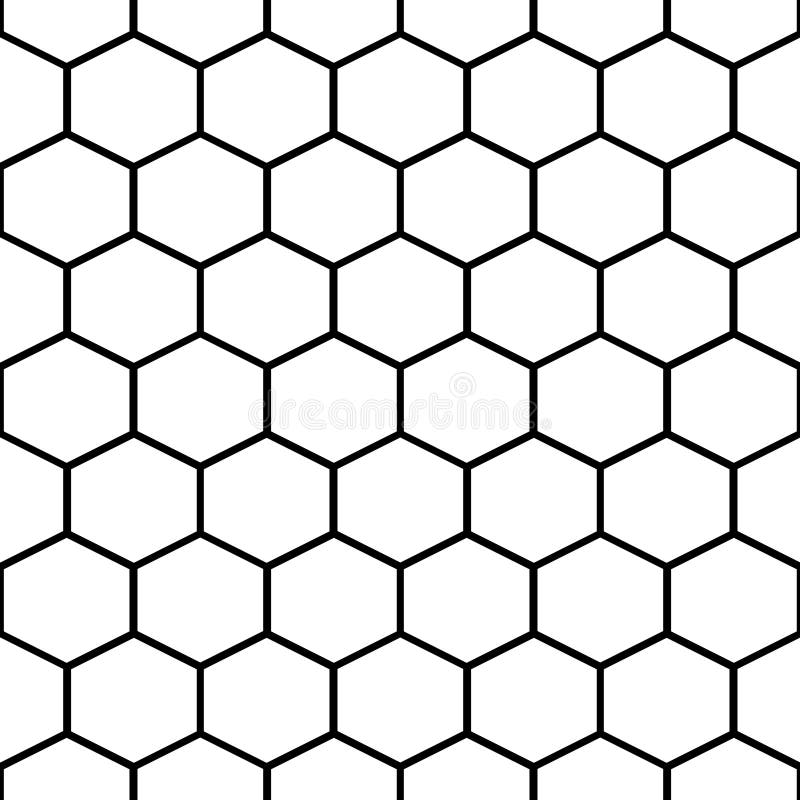Honey comb cells vector seamless pattern. stock illustration Honey comb cells vector seamless pattern. stock illustration