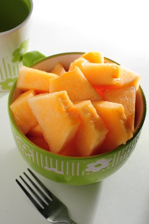Honey dew melon stock photo. Image of honey, fruit, bowl 32998706