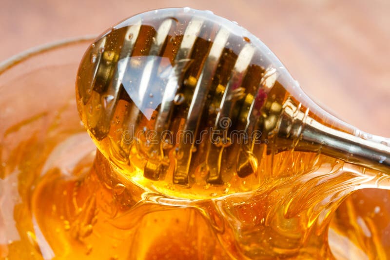 Honey drizzler stock image. Image of produce, remedy, metal 3316993