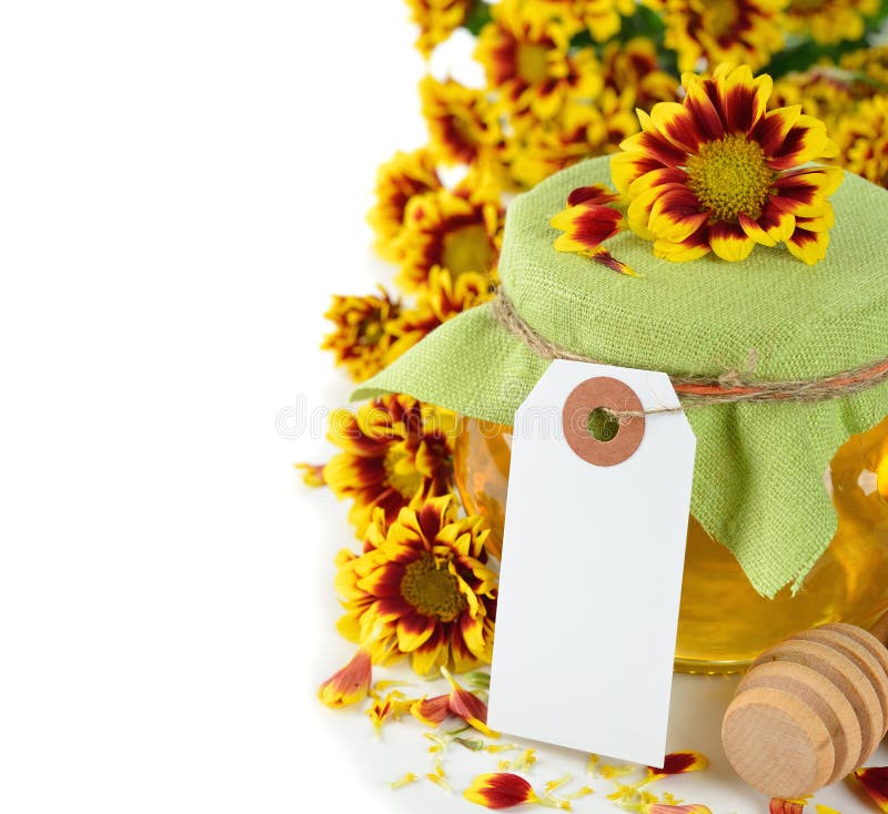 Honey and flowers stock image. Image of honey, meal, ingredient 33656245