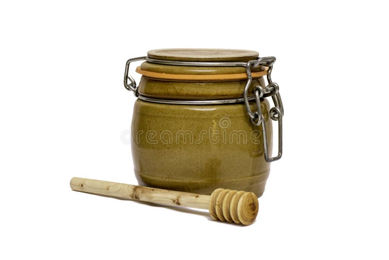 Honey pot stock photo. Image of golden, flavor, gold 29632304