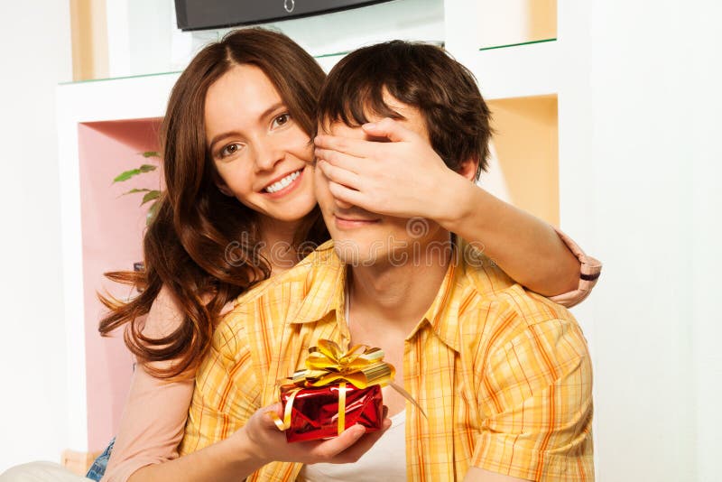 Valentine Gift stock image. Image of isolated, person - 36657089