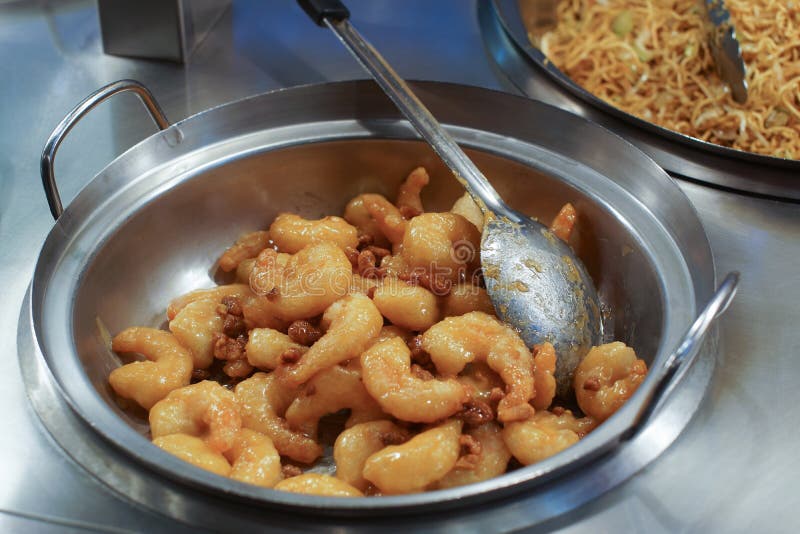Honey Walnut Shrimp photographie stock libre de droits Honey Walnut Shrimp photographie stock libre de droits