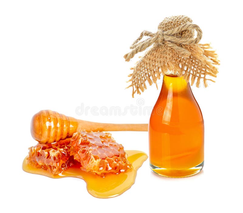 Honey Bottle Bee Molasses Sweet Food Stock Image Image of food