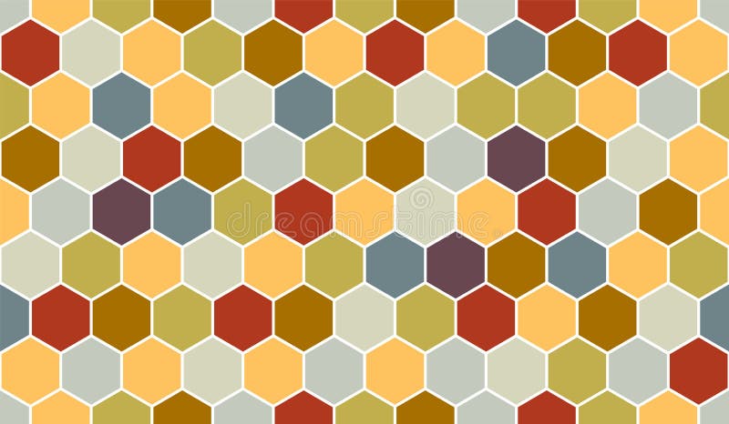Honeycomb vector pattern for design textiles and backgrounds vector illustration