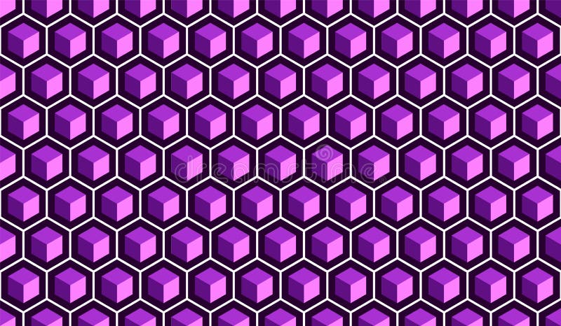 Honeycomb vector pattern for design textiles and backgrounds royalty free illustration