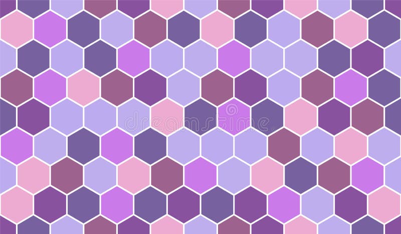 Honeycomb vector pattern for design textiles and backgrounds royalty free illustration