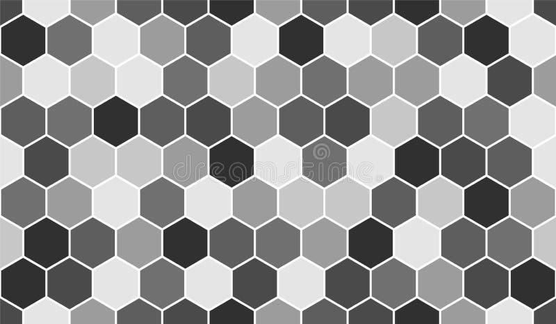 Honeycomb vector pattern for design textiles and backgrounds royalty free illustration