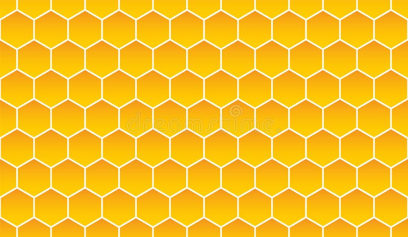 Honeycomb vector pattern for design textiles and backgrounds stock illustration
