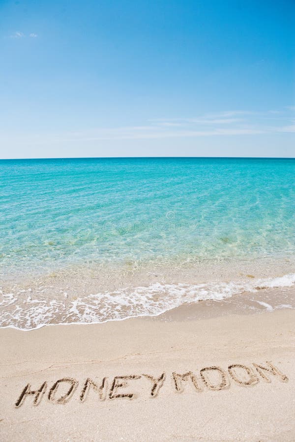 Honeymoon stock image