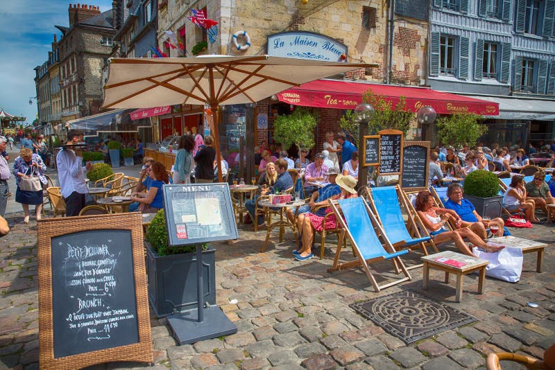 Honfleur Restaurant, Normandy, France.