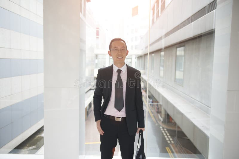 Hong kong business man royalty free stock photos