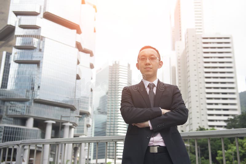 Hong kong business man stock images