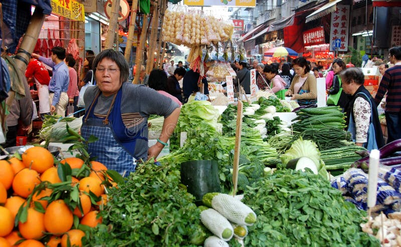 Hong Kong: Canton Road Outdoor Market