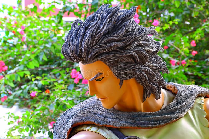 Hong kong comic character cloud. Close up of the iconic hong kong comic character cloud on display at the hong kong avenue of comic stars located at kowloon park stock photo Hong kong comic character cloud. Close up of the iconic hong kong comic character cloud on display at the hong kong avenue of comic stars located at kowloon park stock photo