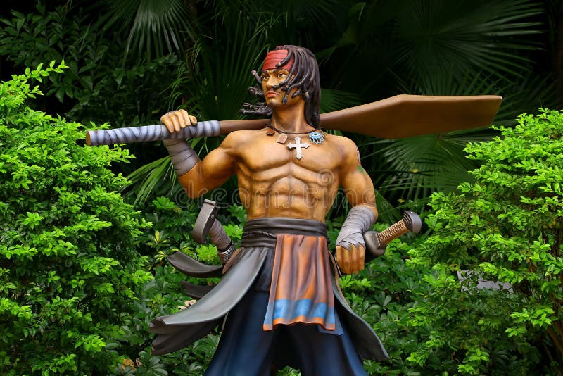 Hong kong comic character jing lie. By artist felix ip on display at the hong kong avenue of comic stars located at kowloon park in tsim shat sui, hong kong royalty free stock images Hong kong comic character jing lie. By artist felix ip on display at the hong kong avenue of comic stars located at kowloon park in tsim shat sui, hong kong royalty free stock images