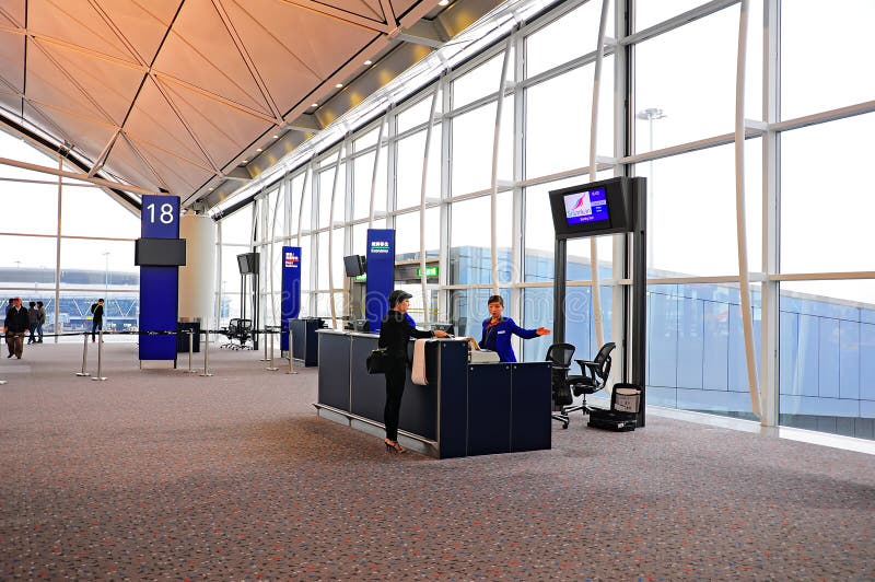 Hong kong international airport boarding gate