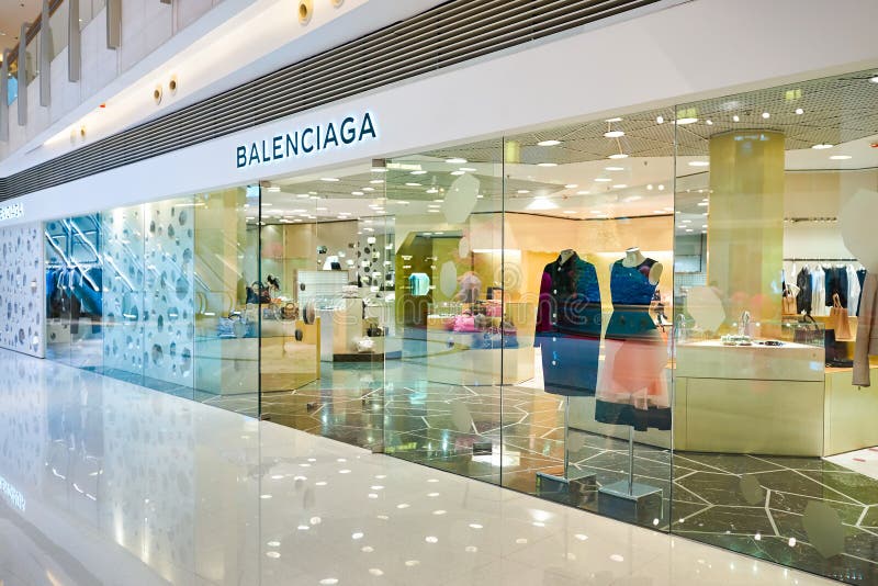 Balenciaga Store editorial photography. Image of mall - 98414882